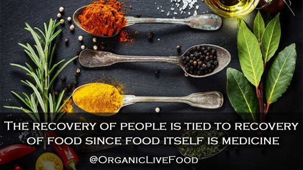 OrganicLiveFood's tweet photo. Recovery of ppl is tied 2 recovery of #food since food itself is #medicine/10 #spices w tremendous #health benefits: https://t.co/ObjH8sFfFa https://t.co/LARKlfyEZT