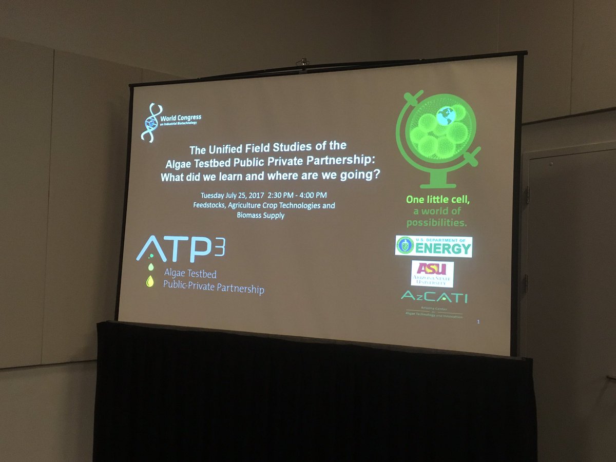 jamcgowen's tweet photo. Happening now! #atp3 panel at #BIOWC17! Feedstocks agricultural crops and biomass supply. #algae @LieveLaurens @ASU_AzCATI @BioenergyKDF https://t.co/AUoG4q8QGe