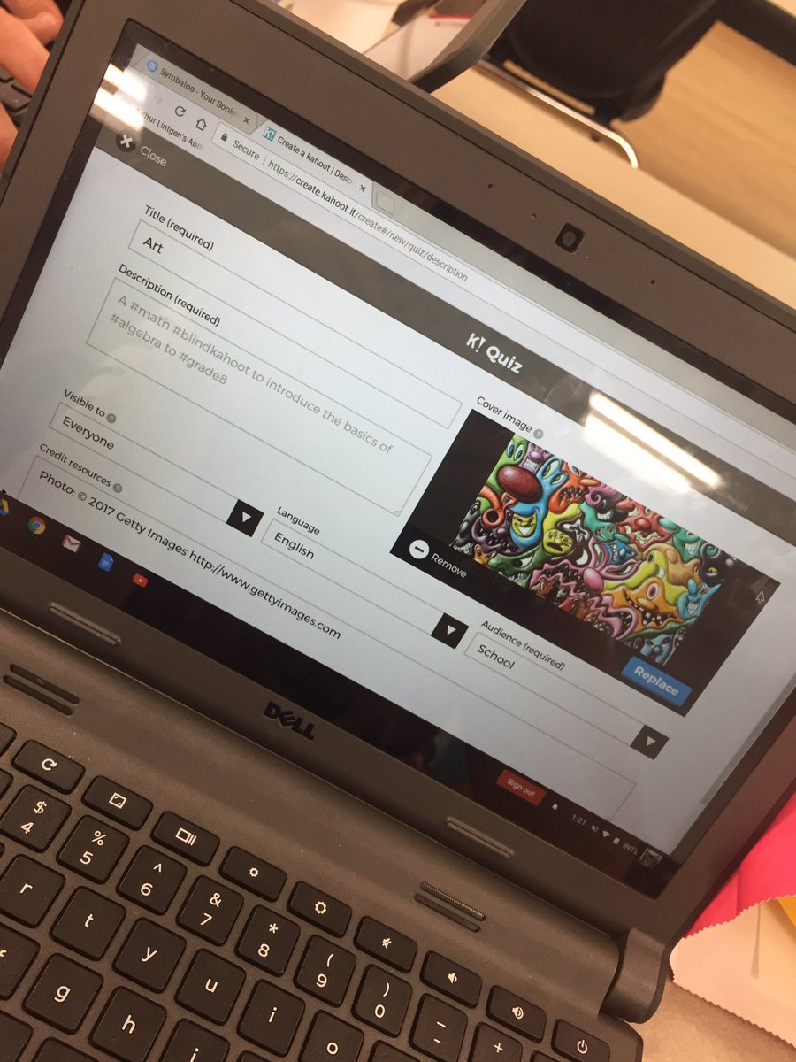 barber_art's tweet image. Making a Kahoot! Quiz #DISDtechnology