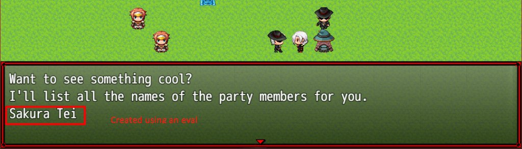 EISKino's tweet photo. RPGMakerMV: How To Eval #rpgmakermv #rpgmaker #gamedev #plugincreation https://t.co/ssRvb6bLUM https://t.co/PY52T4rKbe