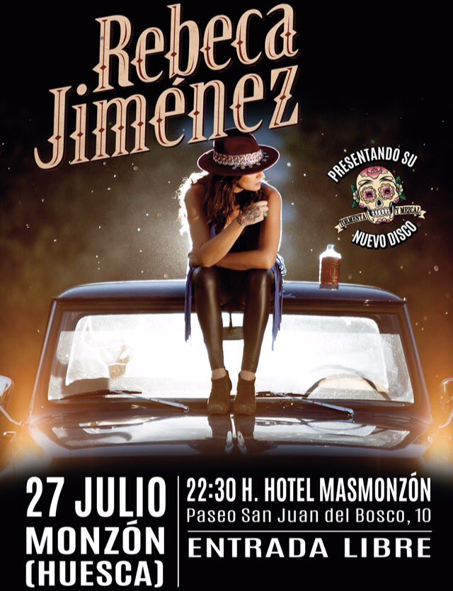 RebecaJimenezTw's tweet photo. #Monzón no os perdáis la presentación de #tormentaymezcal en el #hotelmasmonzon  jueves 27/7 entrada libre! ⚡️💙 https://t.co/p3xz33p38S