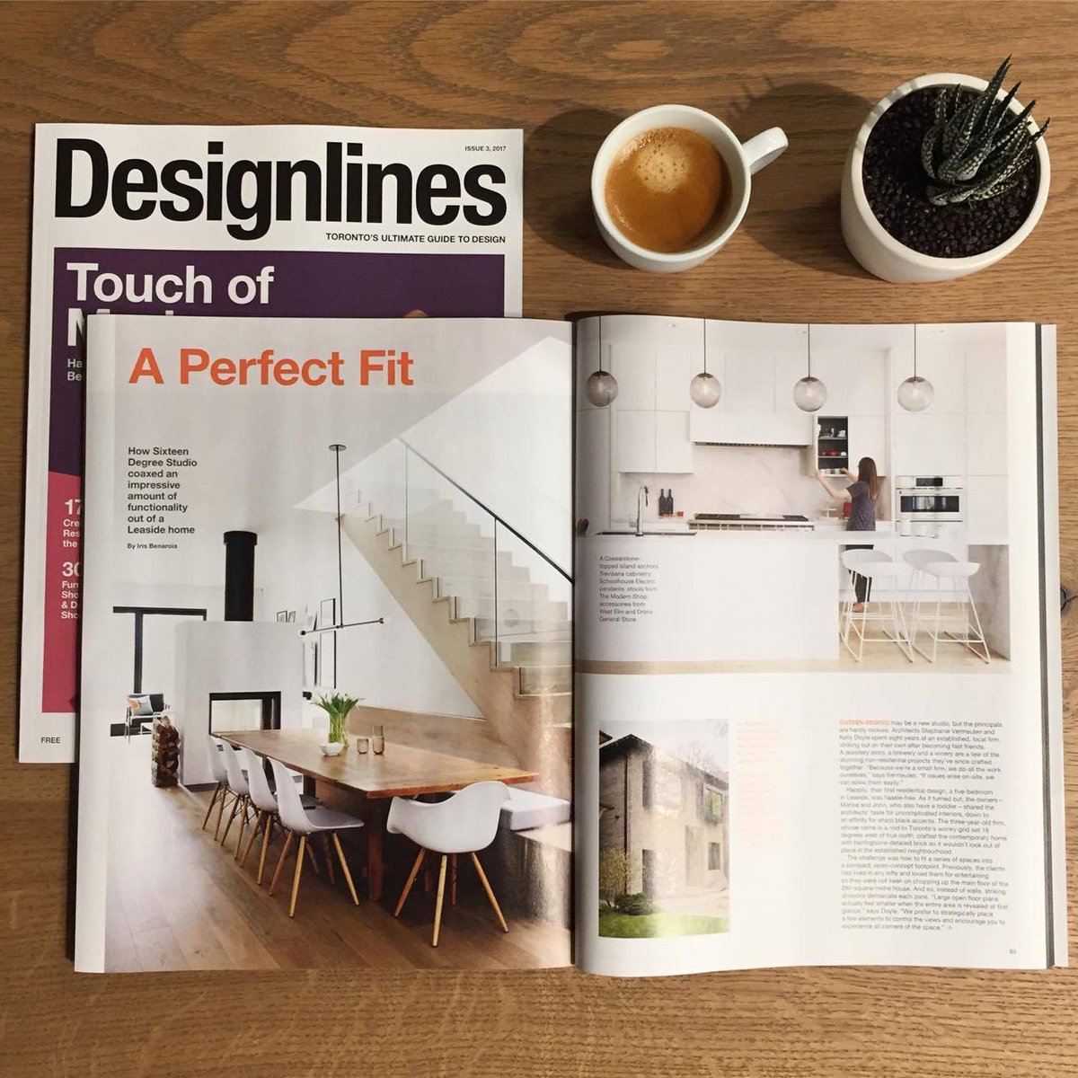 TrevisanaCA's tweet photo. Check out one of our beautiful, modern kitchens in the latest issue of @DesignlinesMag #kitchendesign #interiordesign #design https://t.co/AK41CSeD2j