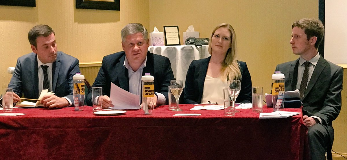 robflett's tweet photo. #Brexit didn't feature as a defining issue in May's Gen Election political Corr's @lynseybews @camusson @davieclegg tell #CIPRScot event https://t.co/YNKdCZ9VsI