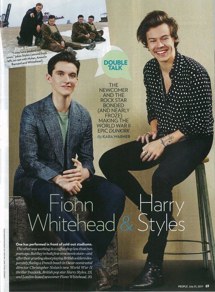1D_24hNews's tweet photo. Scans of People Magazine!!!

#HarryStyles #Harry #Styles #HarryInDunkirk #Dunkirk #DunkirkMovie https://t.co/WKG7z1qGSB