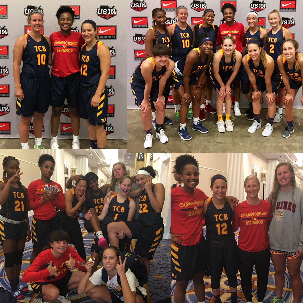 TCB_Basketball's tweet photo. Great last tournament of the year for TCB Navy, especially for our 3 seniors! Grateful and proud of this amazing group of kids and parents! https://t.co/EbjGNs0wbP