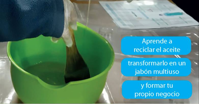 YAN_Chile's tweet photo. Enseñar a reutilizar el aceite para hacer tu propio jabón a través del trabajo inclusivo es @jabonsaypon +info acá https://t.co/ejMVS6rvUP https://t.co/MLsa8BU7yO