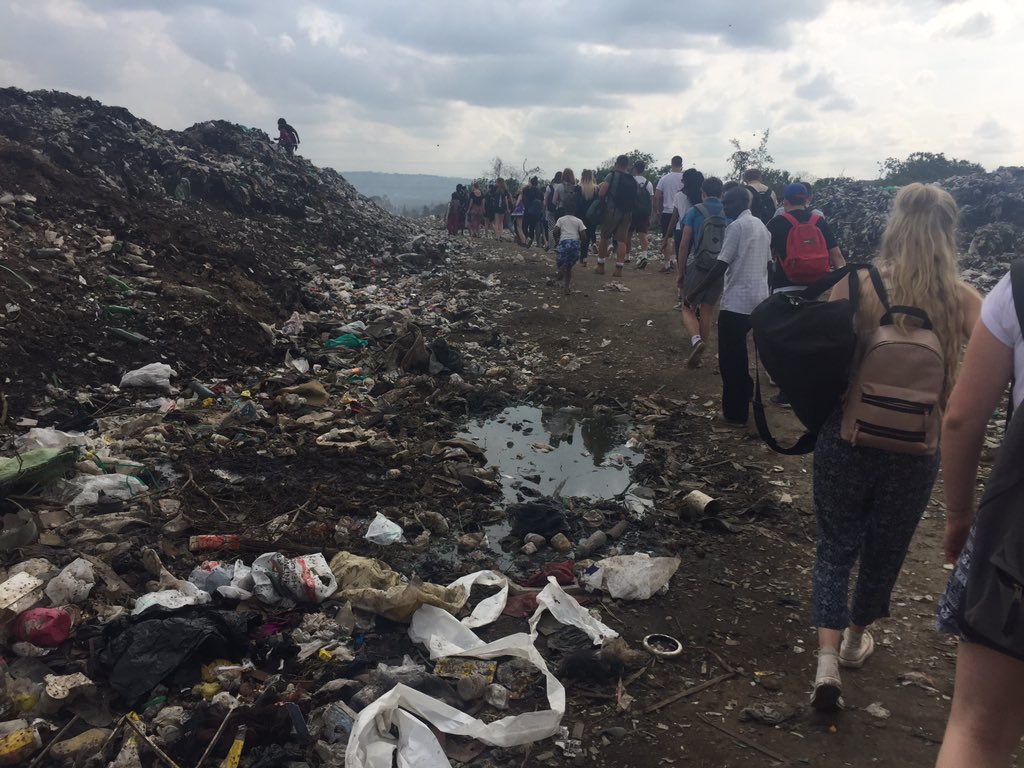 KenyaLuttColl's tweet photo. A very emotional visit to the local dump site where a number of the project pupils live #nowords 😶 https://t.co/XXlhrG8GfJ