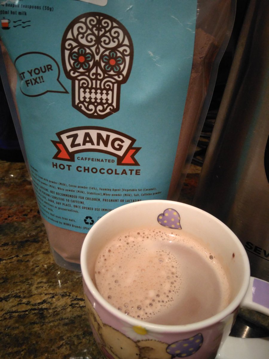 LaurenVanHaght's tweet photo. Two exams down and two to go. Thanks for my fix @Zangchocolate @OneDayOnlycoza now time to #fightsleep #pgda2017 https://t.co/yB2xaiD0Kg