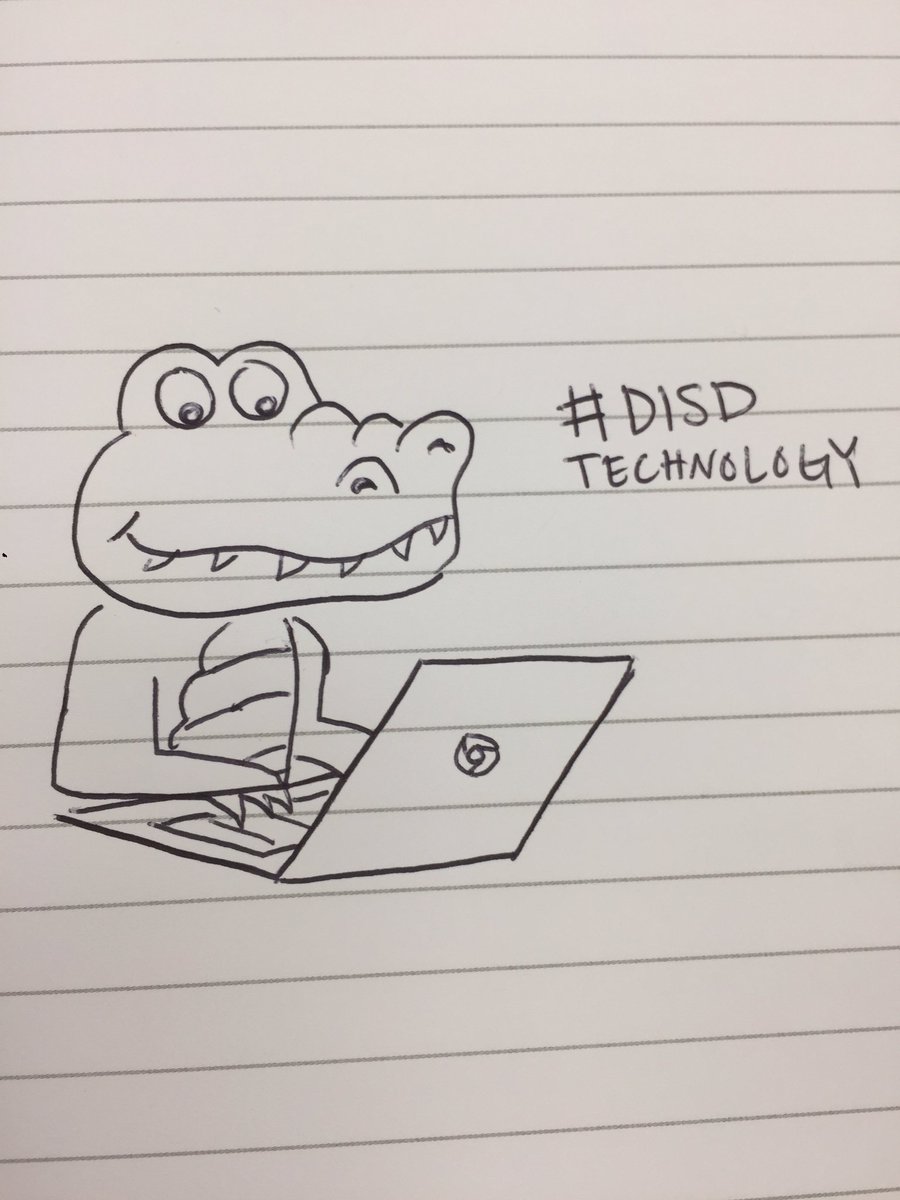 barber_art's tweet image. Gator training #DISDtechnology