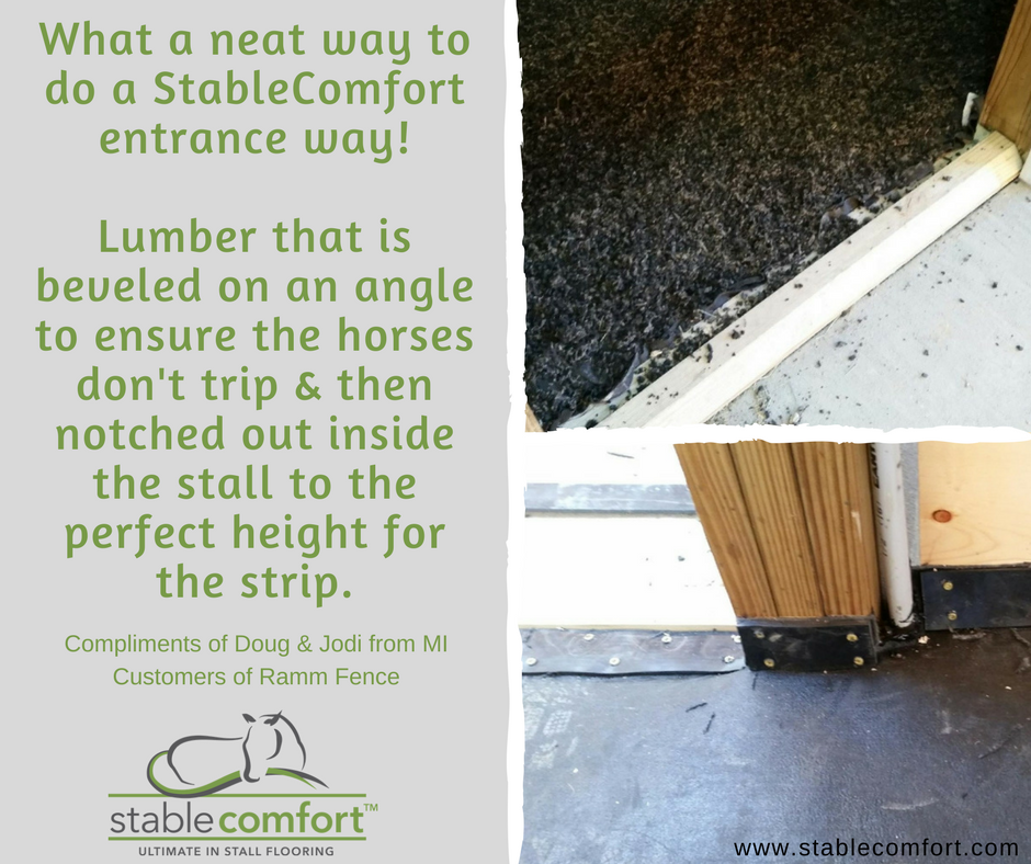 StableComfort's tweet photo. Amazing new way to fasten #StableComfort in the entrance way!
Thanks to Jodi & Doug (customers of @RAMMFENCE) #horses https://t.co/XluUxbBuAt