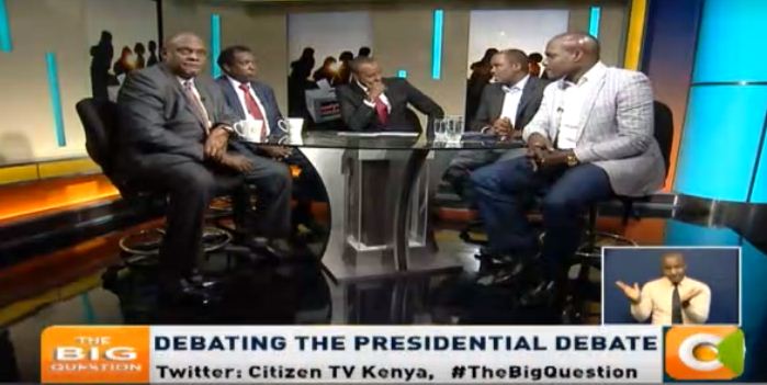 We host analyst Herman Manyora, Norman Magaya- Nasa, David Murathe-Jubilee and lawyer Kamotho Waiganjo on #TheBigQuestion