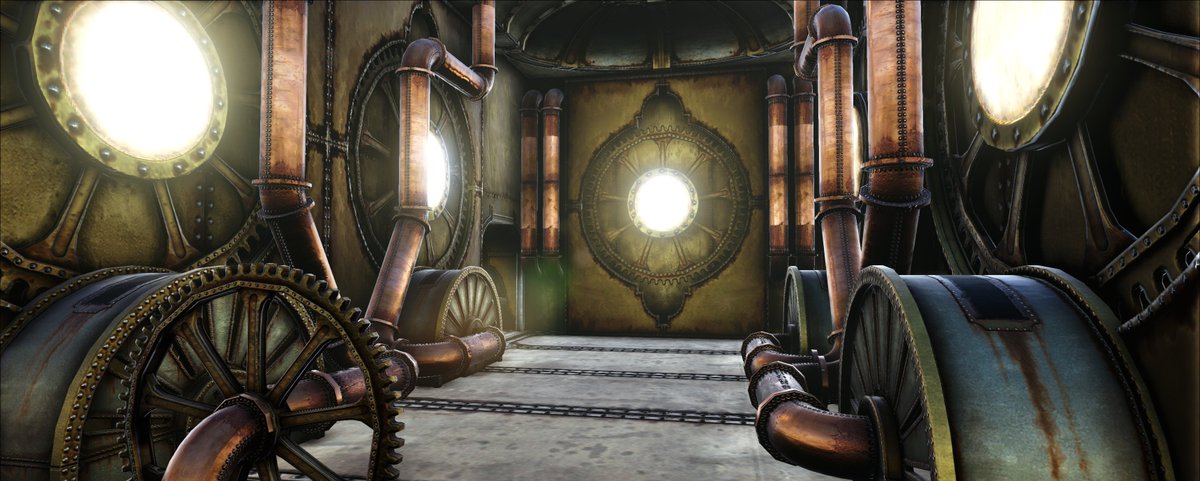 iSPEZZ's tweet photo. New cockpit views from inside the Steampunk Arkship! @Jatheish @survivetheark #ArkModProgram #MakeSteampunkModOfficial https://t.co/YJKuA7OZgv