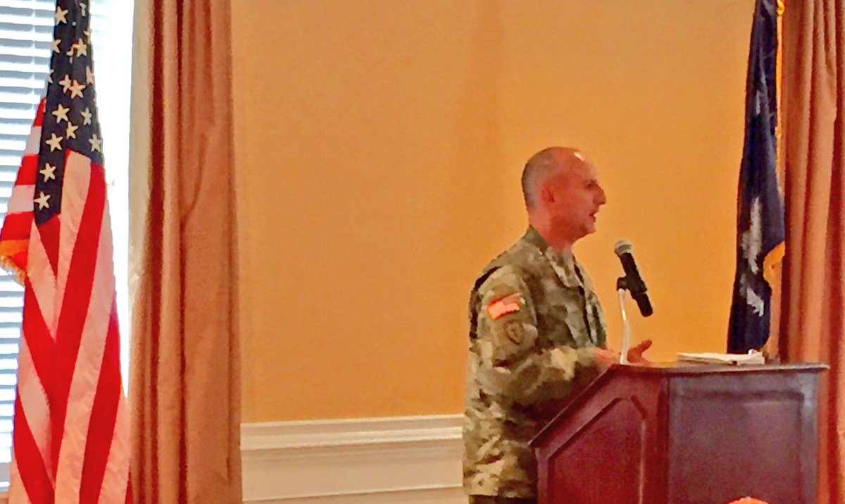 COL Shade DCO <a href="/FortJackson100/">FJ Centennial</a> tells <a href="/ColaChamber/">Columbia Chamber</a> partners "thank you for your phenomenal support of our Centennial celebration"