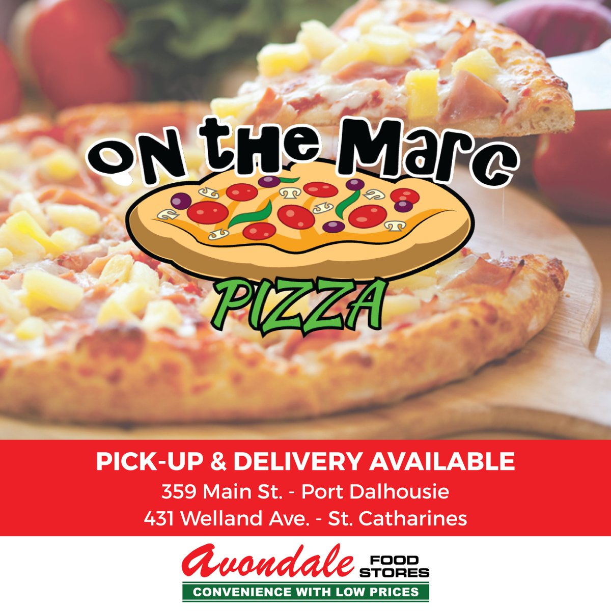If you haven't tried Marc's pizza yet, you haven't lived! Trust us. It's that good.