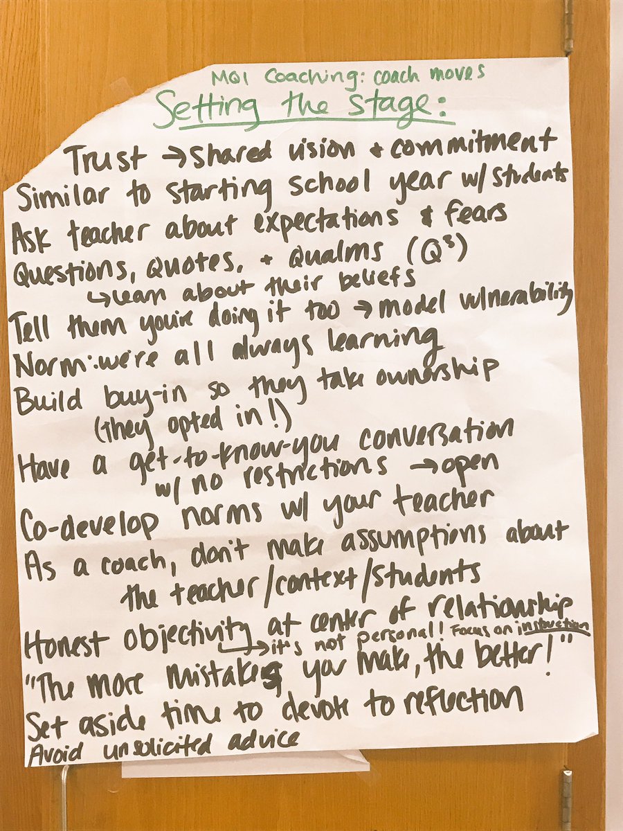 MQIclaire's tweet image. Ideas for launching a positive and productive coaching relationship from #AlgebraForAll participants from @A4ANYC! #A4ANYC #MQIcoaching
