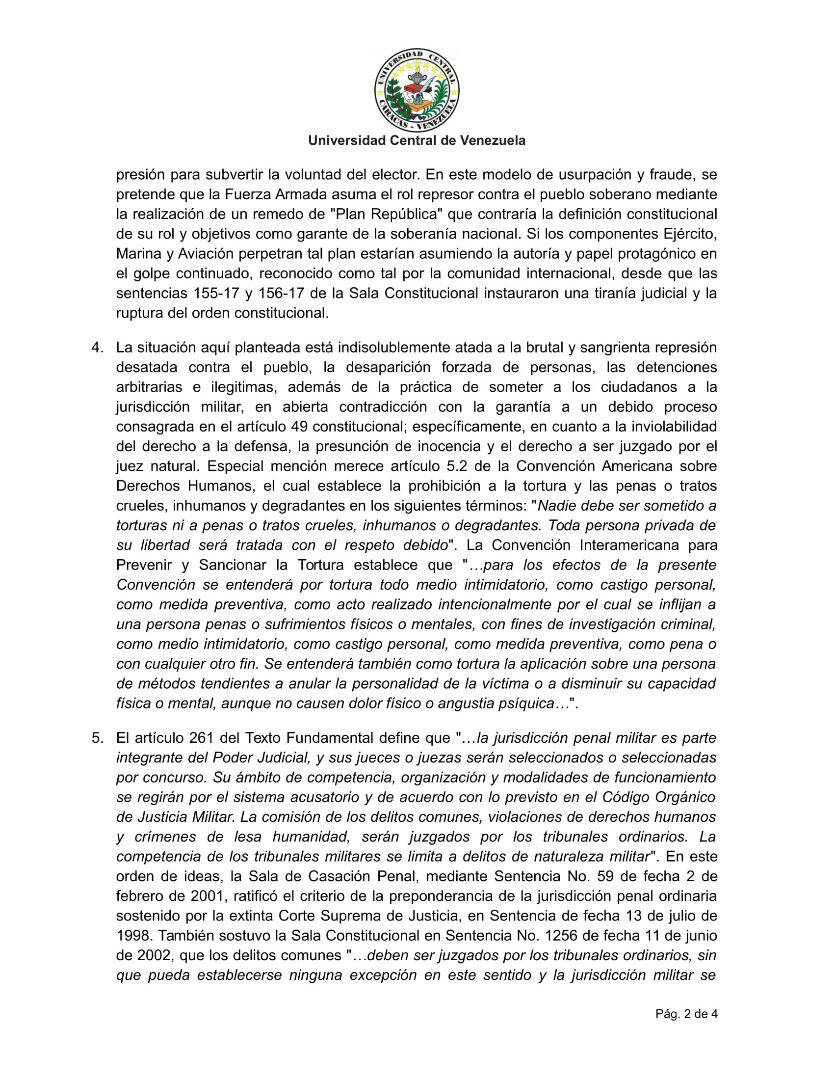 Ucvismo's tweet photo. Pronunciamiento de los profesores de las cátedras de Derecho Constitucional y Derecho Administrativo de la #UCV https://t.co/tCiT2yPoa4