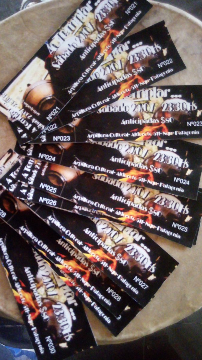 GenaPe15's tweet photo. Pidanme sus anticipadas! Este sabado nos juntamos en Arpillera #ATemplar https://t.co/X1jovW9shM