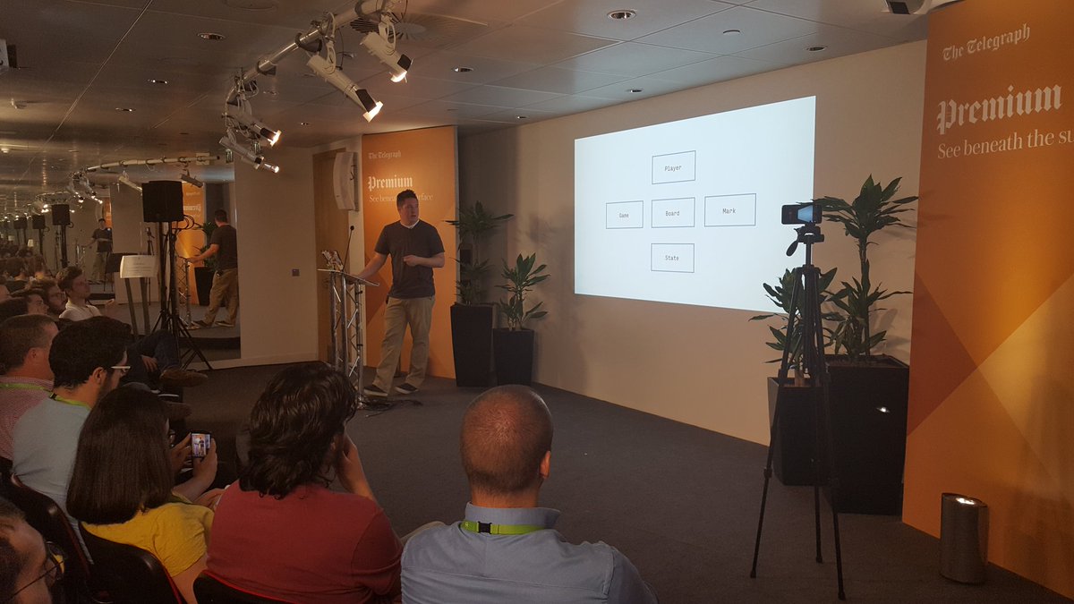TelegraphEng's tweet photo. Kotlin talk with @JakeWharton #TelegraphEngineering https://t.co/ITg96F7arl
