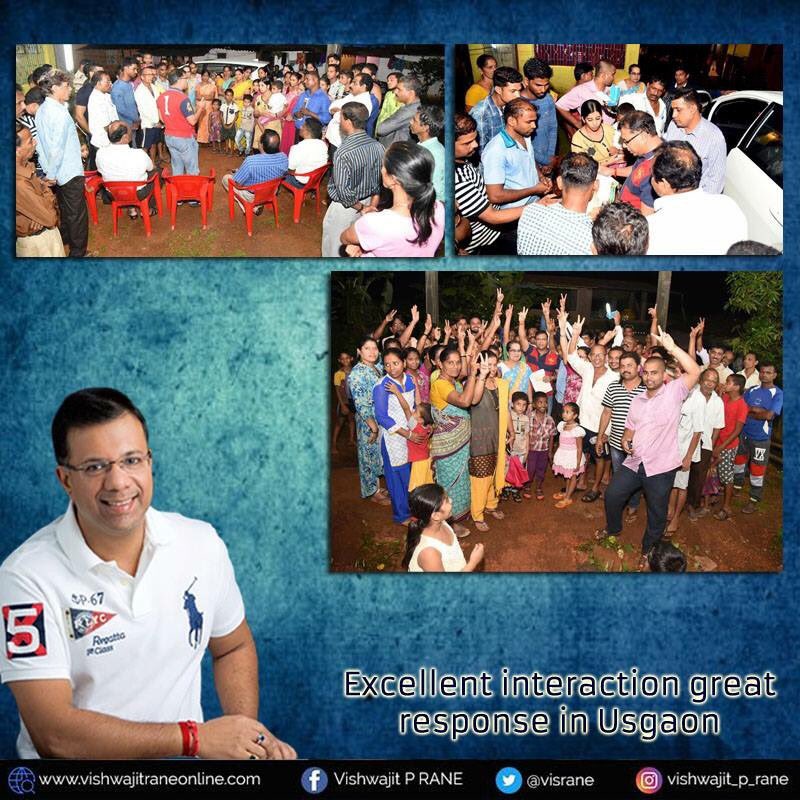 visrane's tweet photo. Excellent interaction great response in #Usgaon yesterday. https://t.co/YqraKXLMks