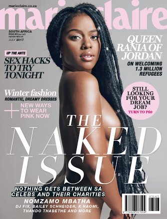 PimpJar's tweet photo. What a perfect fit. @marieclaire x @NomzamoMbatha #PimpJar https://t.co/l4XGLo9U9x