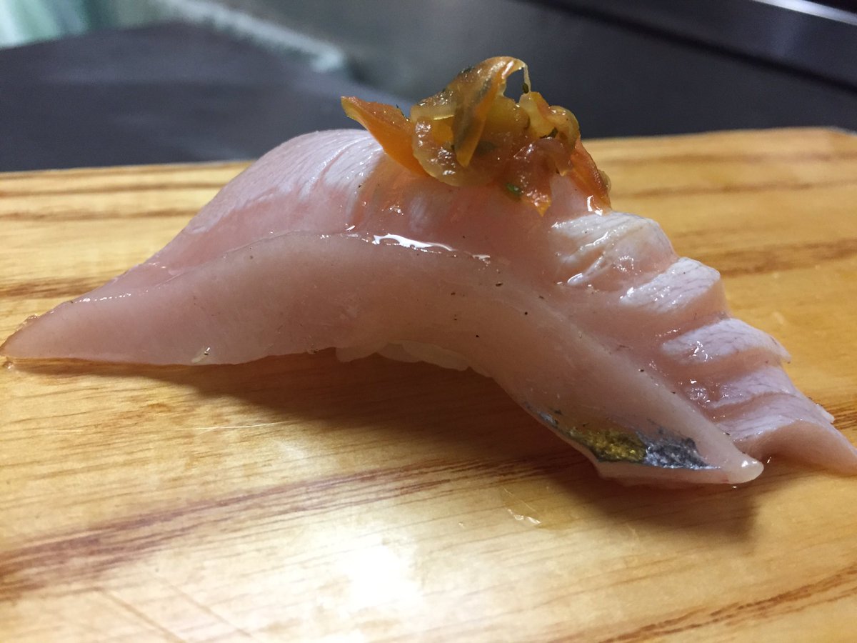 Albacore tuna belly nigiri @UchiAustin ! Delicious!, image size:1200x900