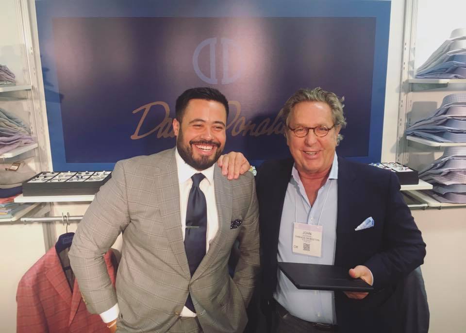 ThreadsOnBoston's tweet image. One of the good guys! Working with Mario Ranieri of David Donahue.