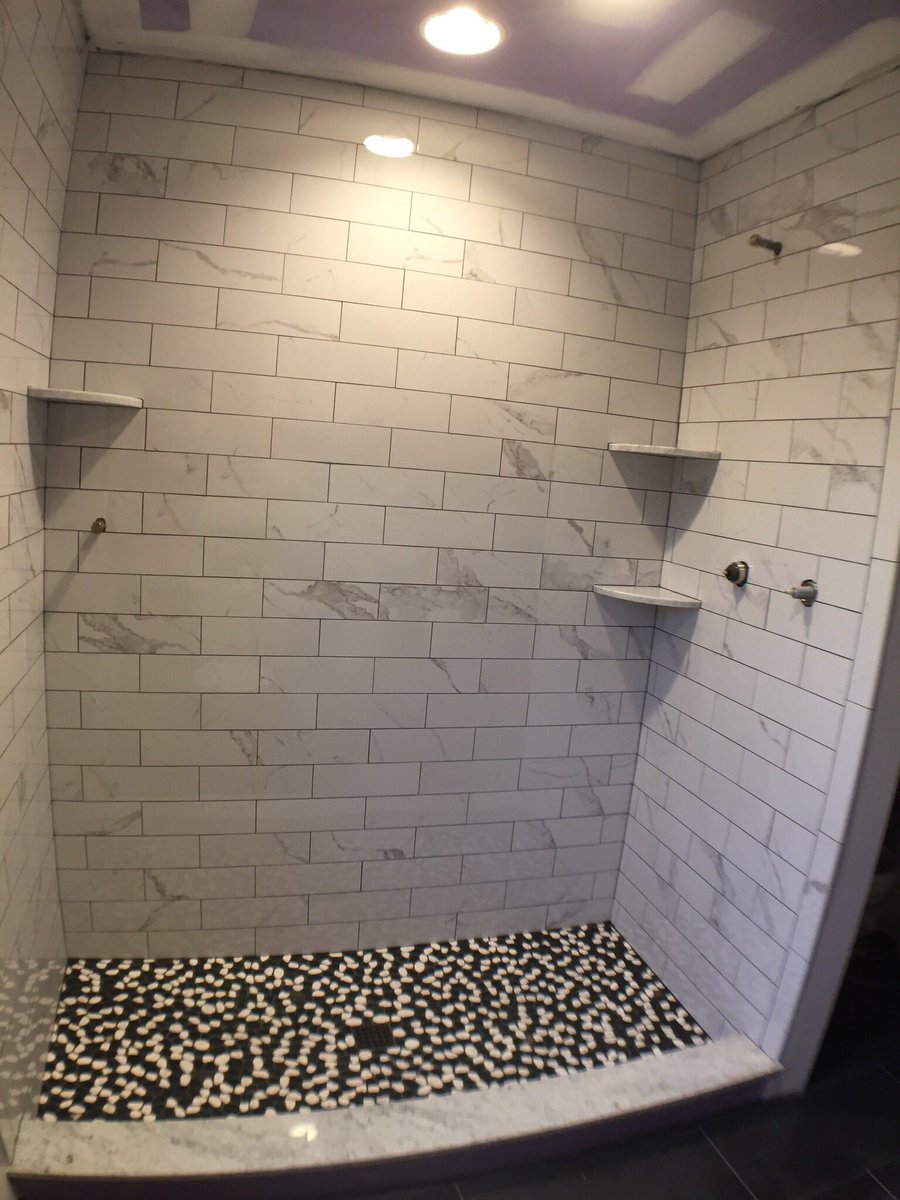ABCraftsman's tweet photo. #bathroom #renovation with new tile everywhere! https://t.co/96BhutR3Zx