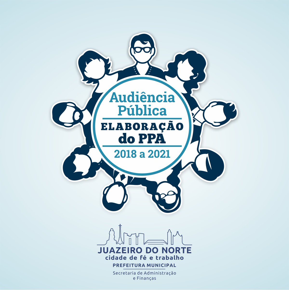 prefjuazeiro's tweet photo. Prefeitura de Juazeiro do Norte convida população para elaboração do PPA. Saiba mais: https://t.co/Y3LOOAq8Ji https://t.co/rqDLvyv6EH