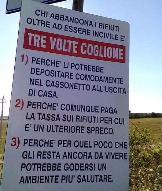 leodelgiudice7's tweet photo. Non c'è altro da aggiungere per gli incivili idioti https://t.co/2Cr6IPtZ08