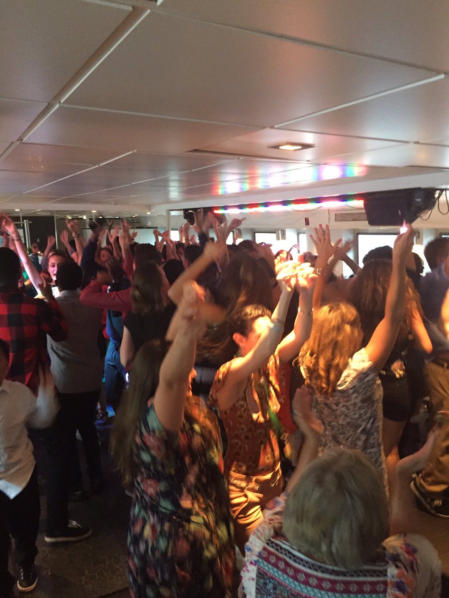 JamminWizard's tweet photo. Thank you Ambassador Leaders for rockin out with me today @SpiritofBoston #yachlife #djmagicmic #student #cruise #boston #harbor https://t.co/7IQ3H1WbGs