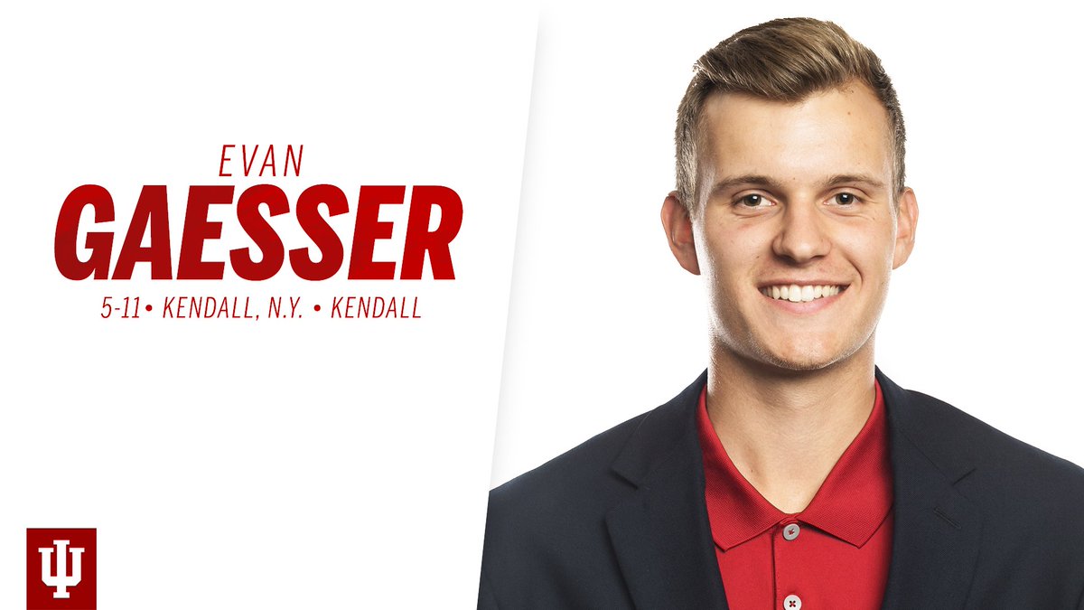 IndianaMGolf's tweet photo. We are excited to announce the addition of @EvanGaesser to our program! ⚪️🔴

📝 - https://t.co/cLPlKEtQLW https://t.co/Q5f7N6AC6r