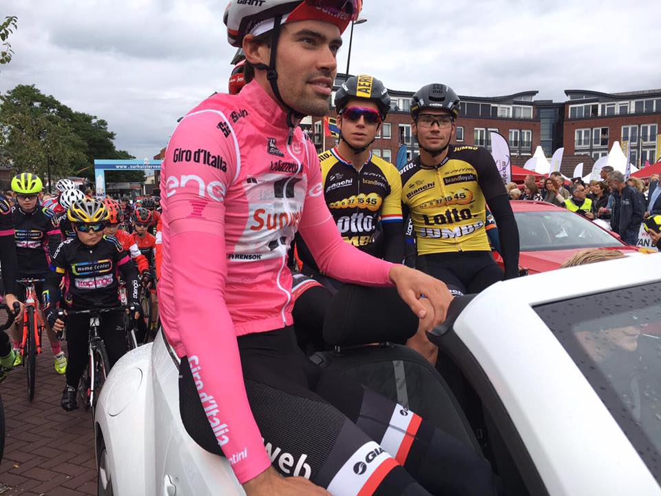 We hebben VIP gasten een duurzame ervaring in een van onze gastenauto's kunnen geven. Stichting Wielercomité bedankt!