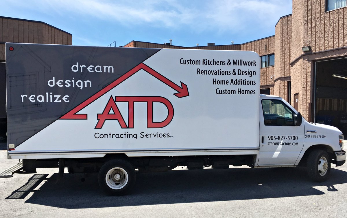 SpeedproBurloak's tweet photo. Vehicles, vehicles, vehicles! Another #ATDContracting vehicle on it's way. Their cube van looks great! 👌 https://t.co/5N0x954Tth