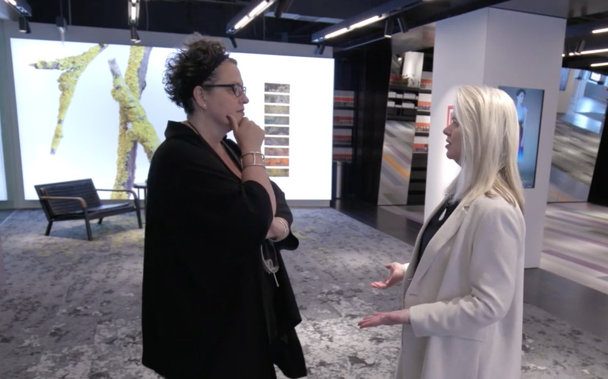 MohawkGroup's tweet image. Nostalgic for #NeoCon2017? Enjoy a few minutes with @InteriorDesign's Cindy Allen on a tour of our Chicago showroom bit.ly/2gQXi1J