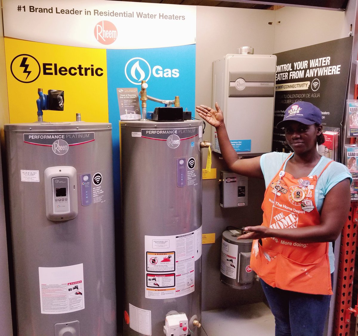 You can get leads anywhere in the store!!! Our paint associate acquired a water heater lead!!! #specialtytuesday #3608