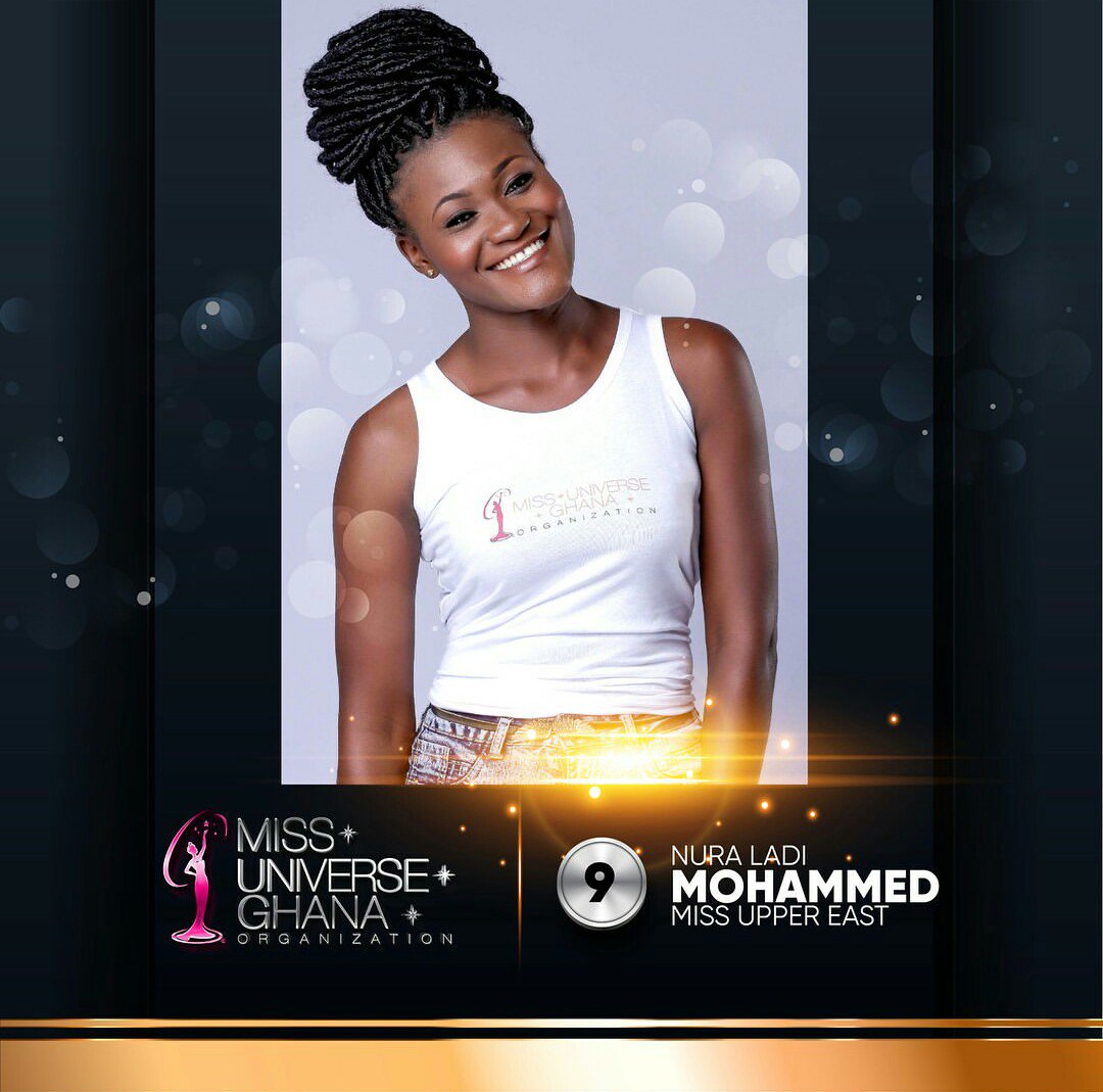 MissUniverseGh_'s tweet photo. Age: 26 years
Occupation: Student, GIMPA
#NuraMohammed #MissUpperEast #MUG17 #Contestant9 https://t.co/Ep50VzJo2y