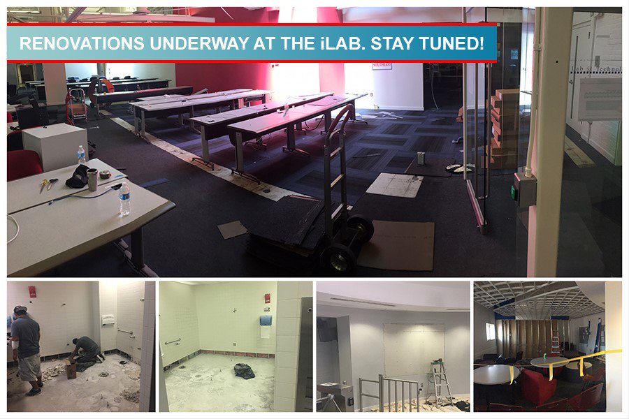 HowardUAlumni's tweet photo. We're on a #NewLevelHU! In an effort to improve your experiences this year, we've renovated the iLab, re-opening in August! #BehindTheScenes https://t.co/c1ppxS1MjP