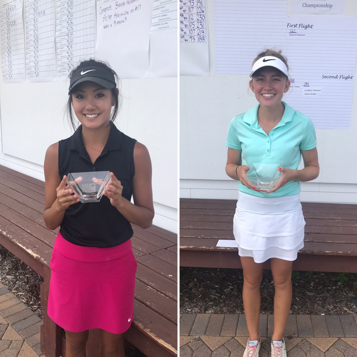 MNGolfAssn's tweet photo. Congratulations to Flight Winners Kelsey Timm and Jessica Petersen on their performance at the 75th MGA Women's Amateur! https://t.co/CX65aToDU1