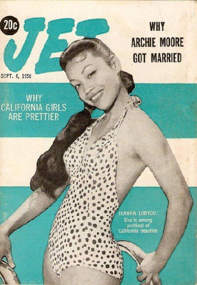 SmithMISC's tweet image. Jeanna Limyou, model of Chinese and African American descent on the cover of Jet Magazine (1954 &amp;amp; 1956) goo.gl/66BPRK