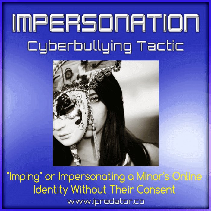 TheiPredator's tweet photo. #Cyberbullying Example #Impersonation Image – Free Public Domain Edu. #Imping Graphic by Michael Nuccitelli, Psy.D. #iPredator New York, USA https://t.co/nlkCHlaHl3