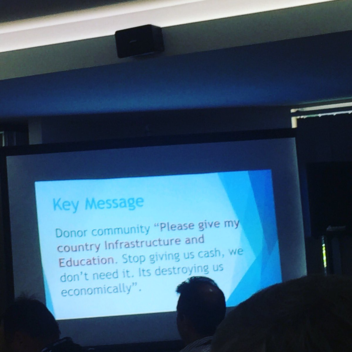millicent_barty's tweet photo. Justin Fuo'o presentation at the #9ASIBF - this message cannot be any truer #word https://t.co/SKy2JQibIx