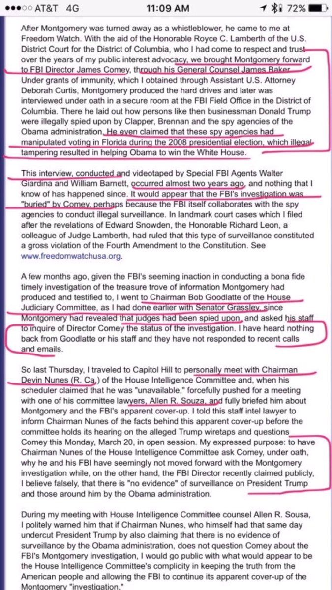 pamelakarnbach's tweet photo. @thehill Sounds like they realize #ProjectDragnet whistleblower info is about to blow this wide open. No more spying on grandma & grandpa. https://t.co/B0a7Ct7aE7