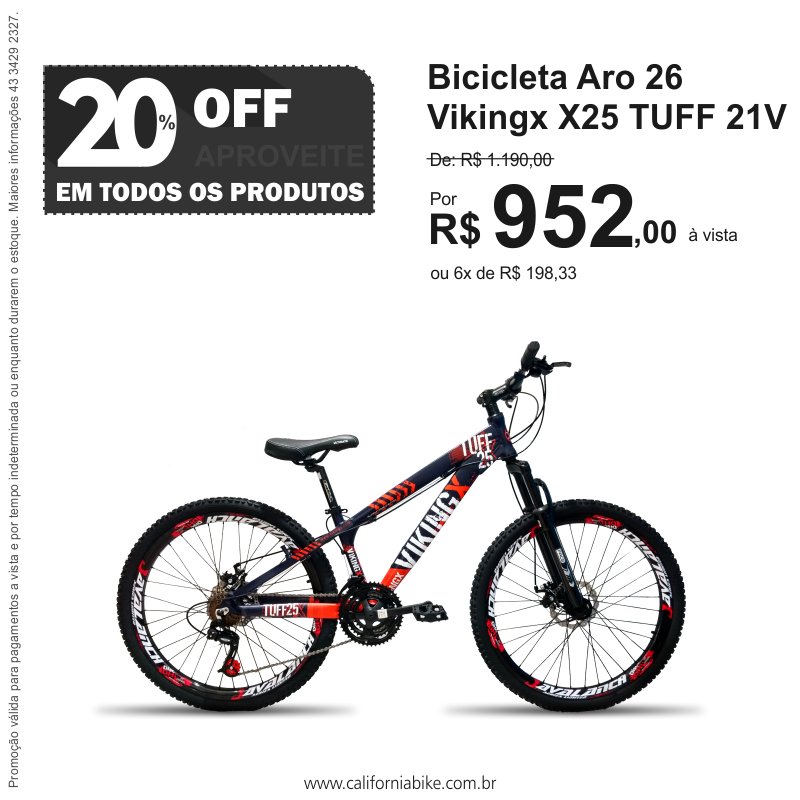 Bike Vikingx Aro 26 em Oferta