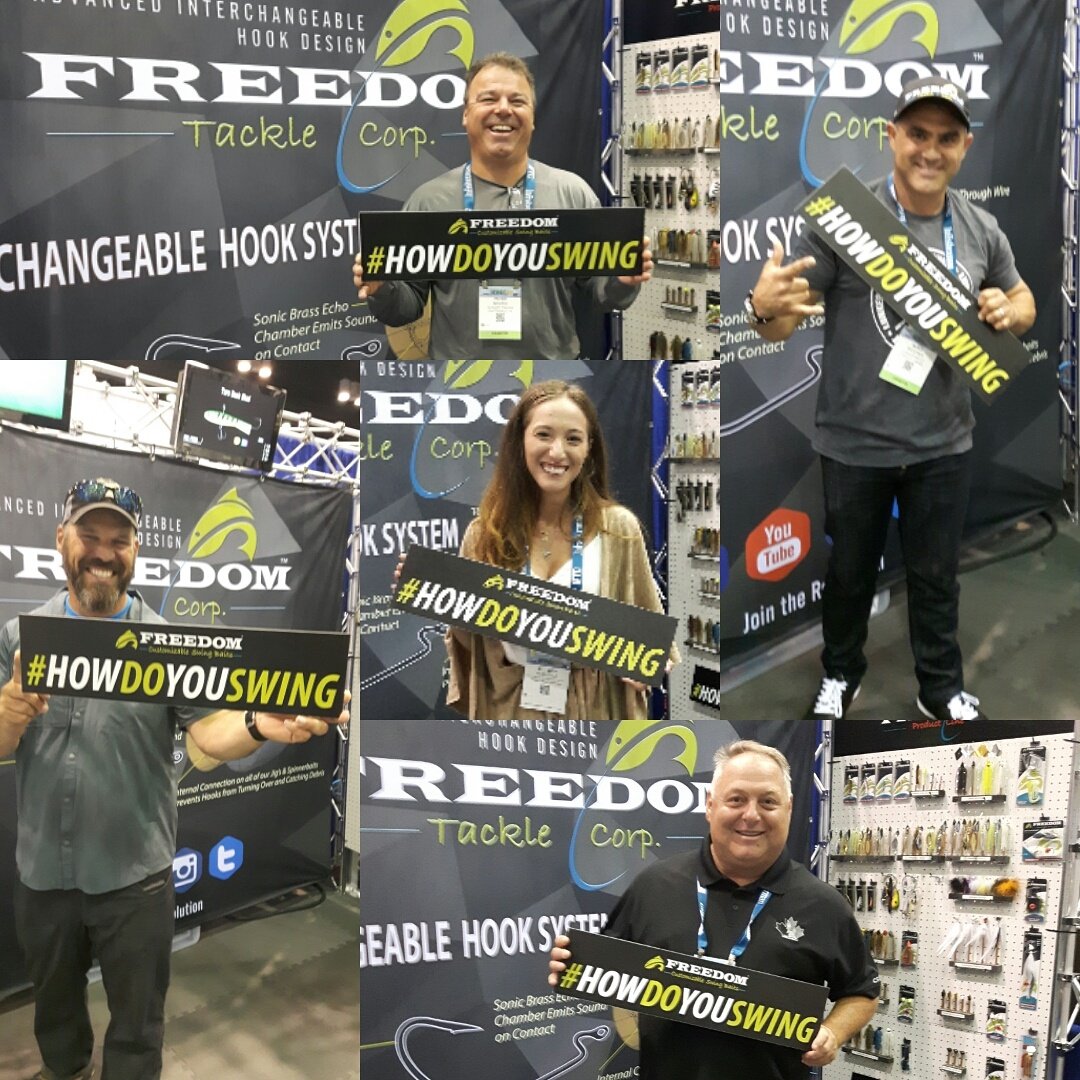 FreedomTackle's tweet photo. Loved having our Canadian friends stop by to support us at #icast2017 
Freedom Tackle wants to know #howdoyouswing #ftc #ohcanada🇨🇦 https://t.co/yEPFeqOpgr