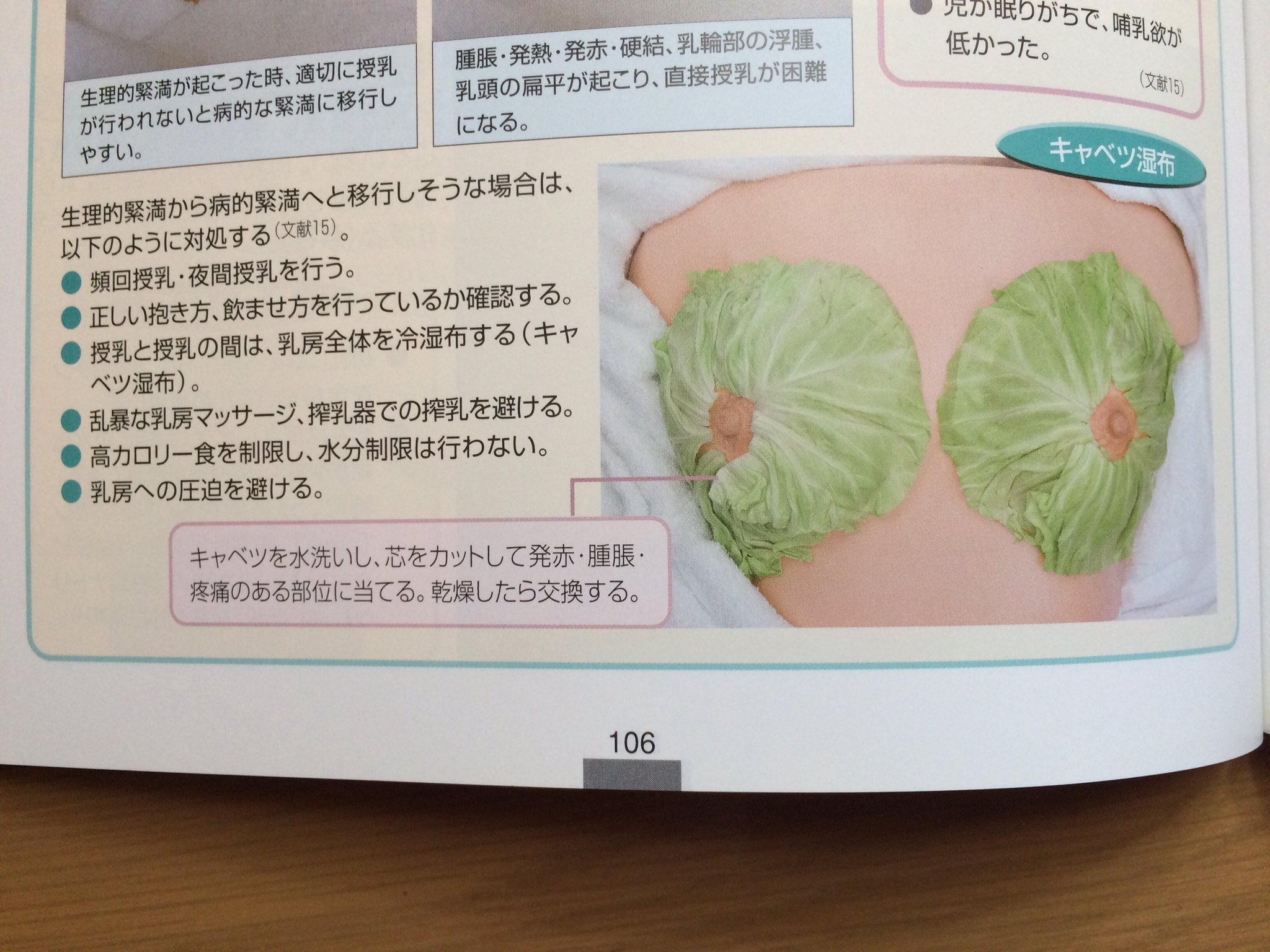 ゆでたまご Tabitora1013 今でも看護学校の教材にキャベツ湿布載っていて 授業で驚いた覚えがあります T Co Ks0mjvoha6 Twitter