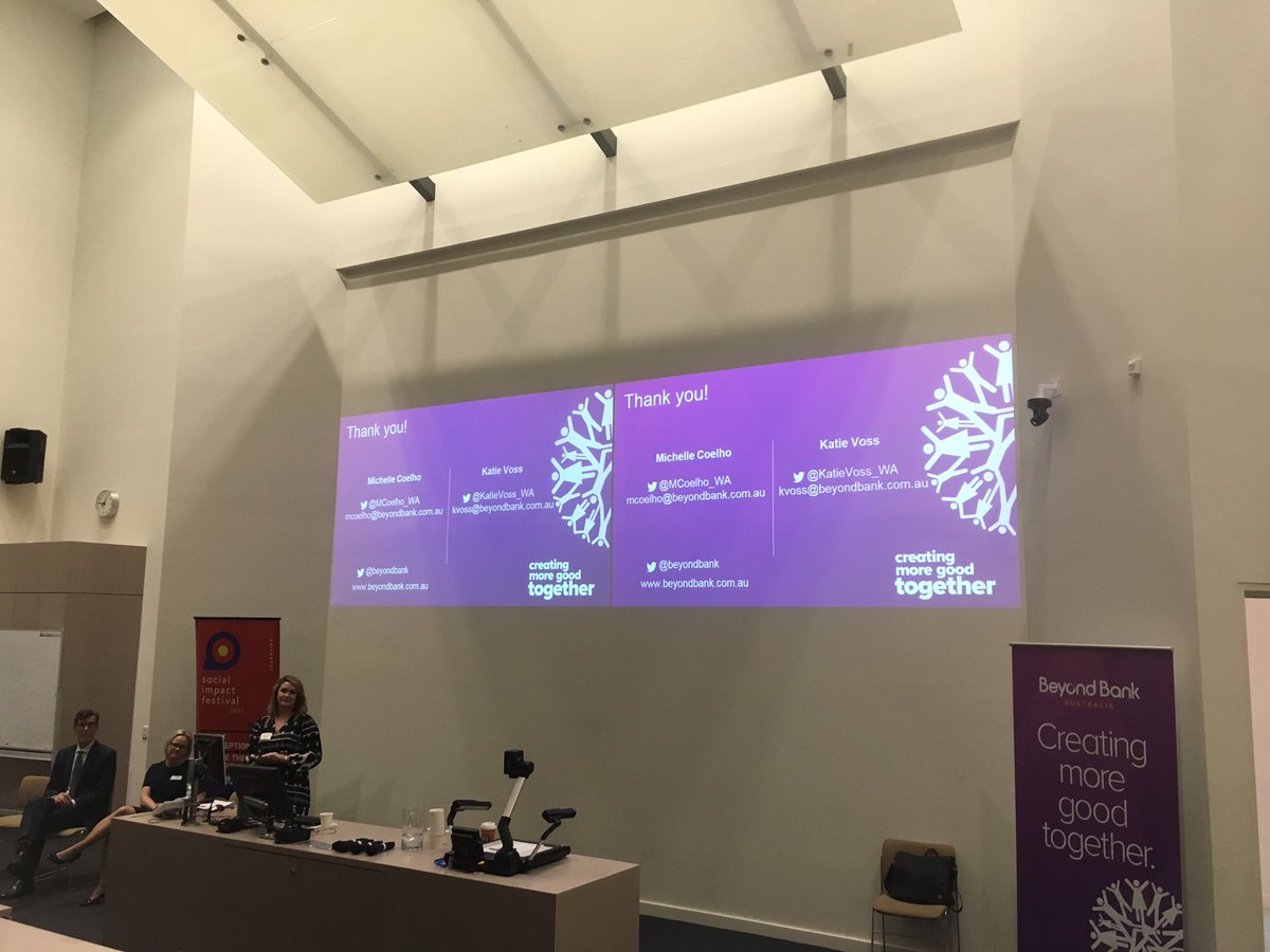 KatieStubley's tweet photo. I could listen to @MCoelho_WA &amp; @KatieVoss_WA @BeyondBank talk about #ethicalbanking all day! Amazing #SIFest17 https://t.co/ZAaELSik1H