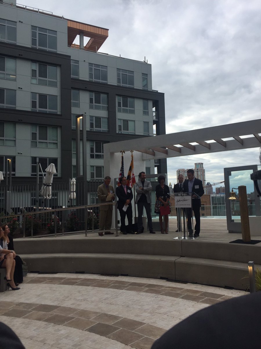 KateBmorePR's tweet image. Great Grand Opening for Anthem House in Locust Point #liveyouranthem  @bozzuto @WeinbergHarris