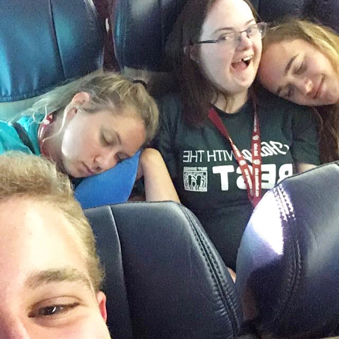 AyyyRDT's tweet photo. Chaperoned 38 students at to the best buddies conference in Indiana all weekend&pulled an all nighter for airport duty #TIRED #BBLC2017 https://t.co/8FMtX98dPr