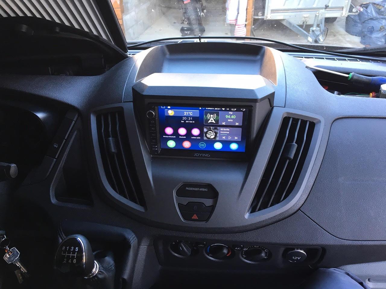 Transit connect double din deals