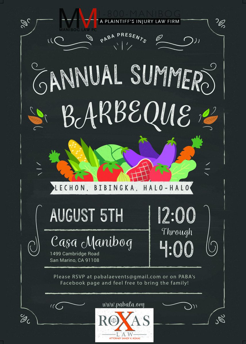 PABALawyers's tweet photo. PABA Annual Summer BBQ https://t.co/QC2O7GKpxq https://t.co/Al4CLE1fY6